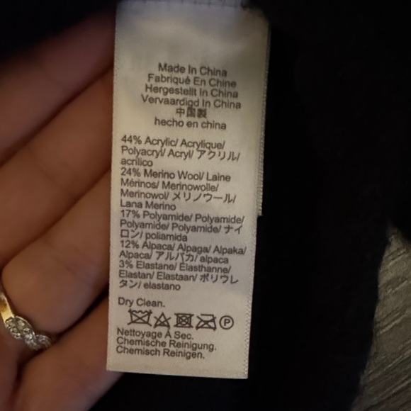 JCrew Textured Lady Jacket Black with Gold Button Detail - Picture 3 of 7